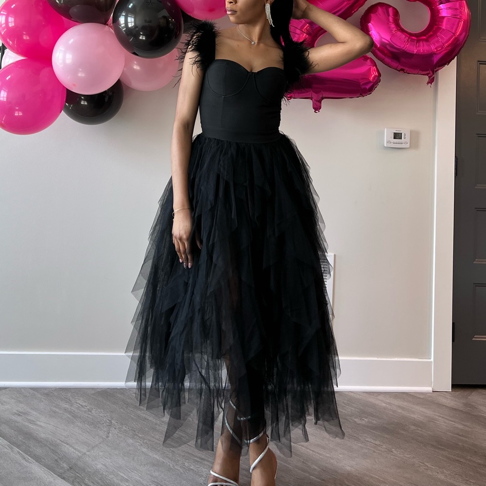 Elegant Black Party Dress